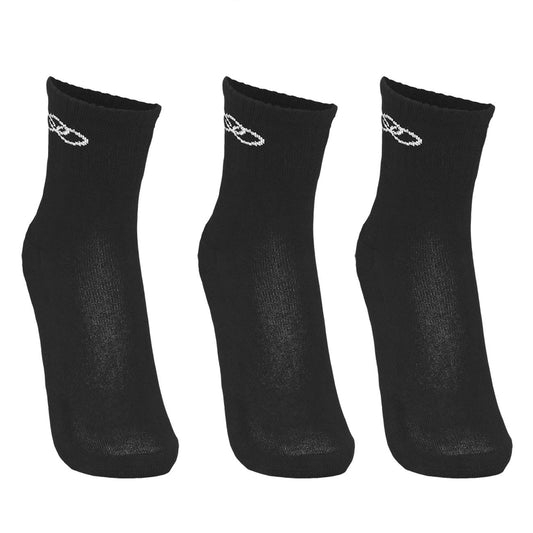 TRIPACK CALCETINES MEDIOS NEGRO HOMBRE 40-45