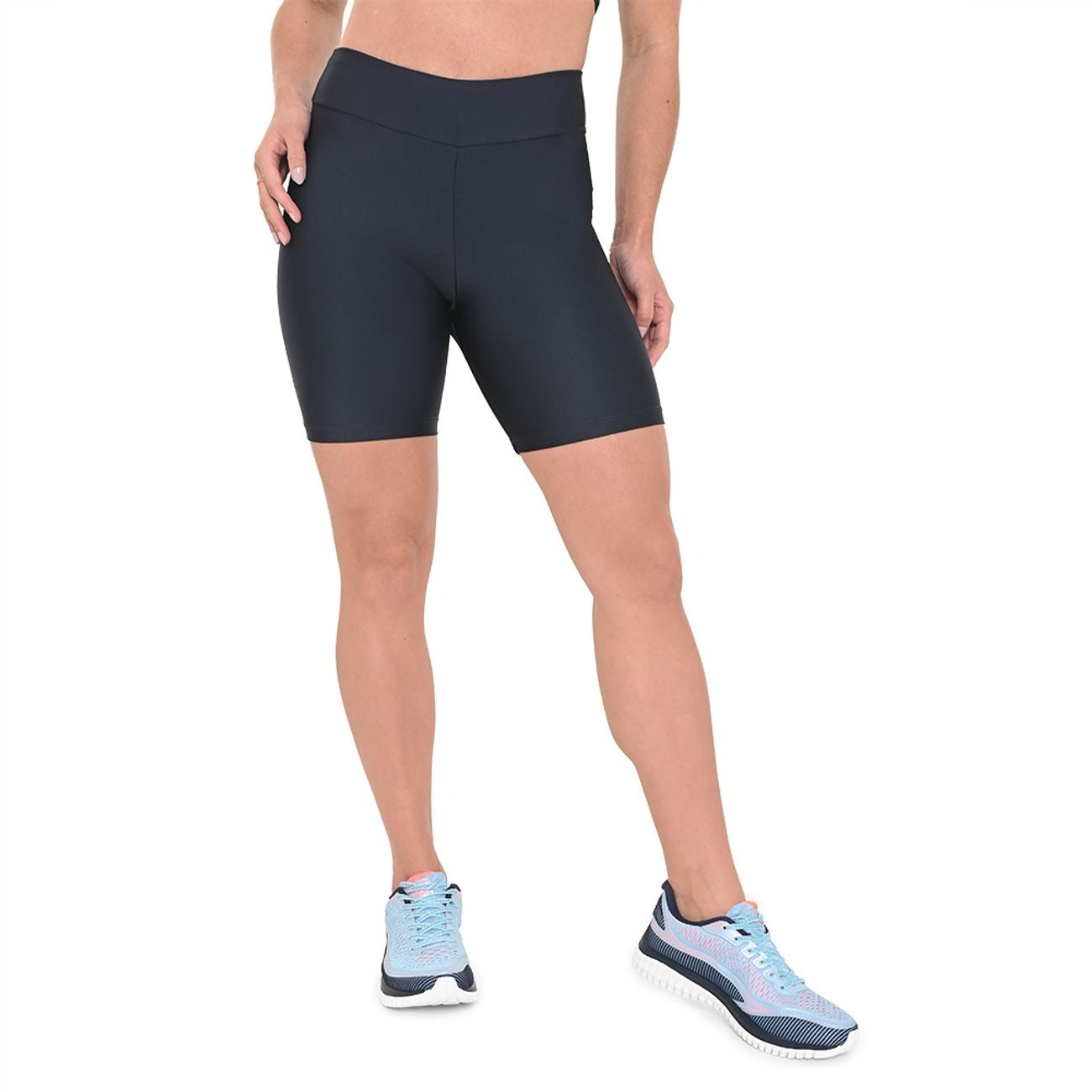 CALZA BASIC 6 AZUL MARINO MUJER