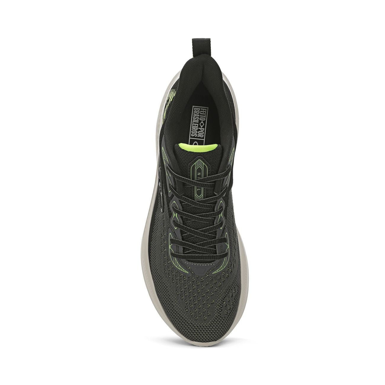 Zapatilla Hombre Nivel Gris/Verde
