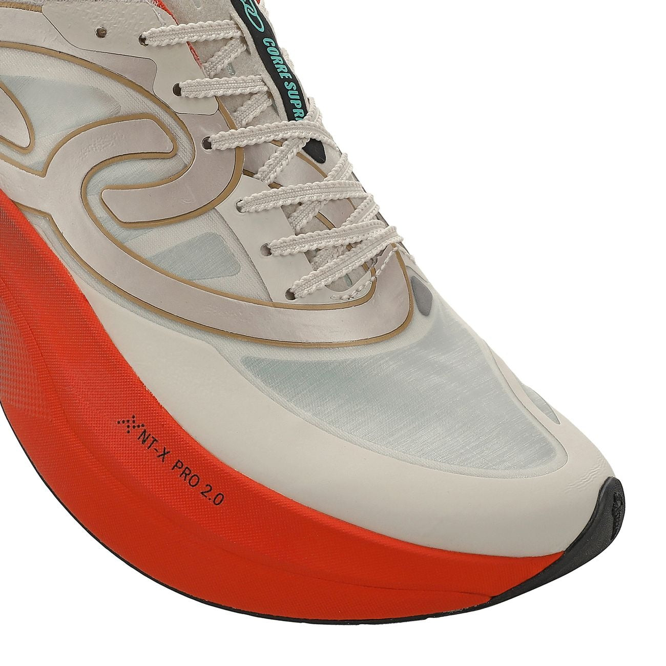 Zapatilla Running Mujer Corre SUPRA 2 Celeste/Rojo/Arena