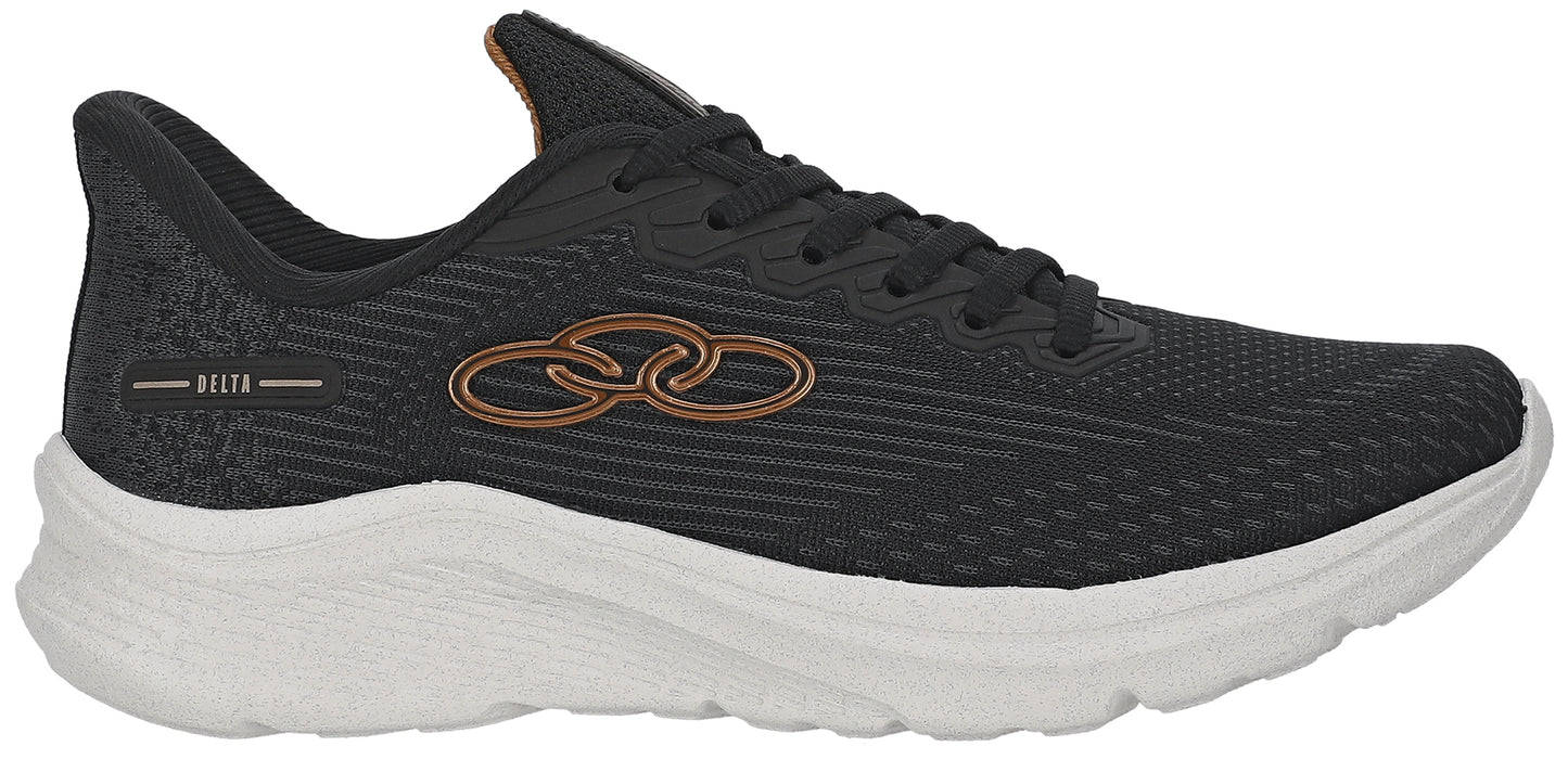 Zapatilla Mujer Delta Negra/Gris