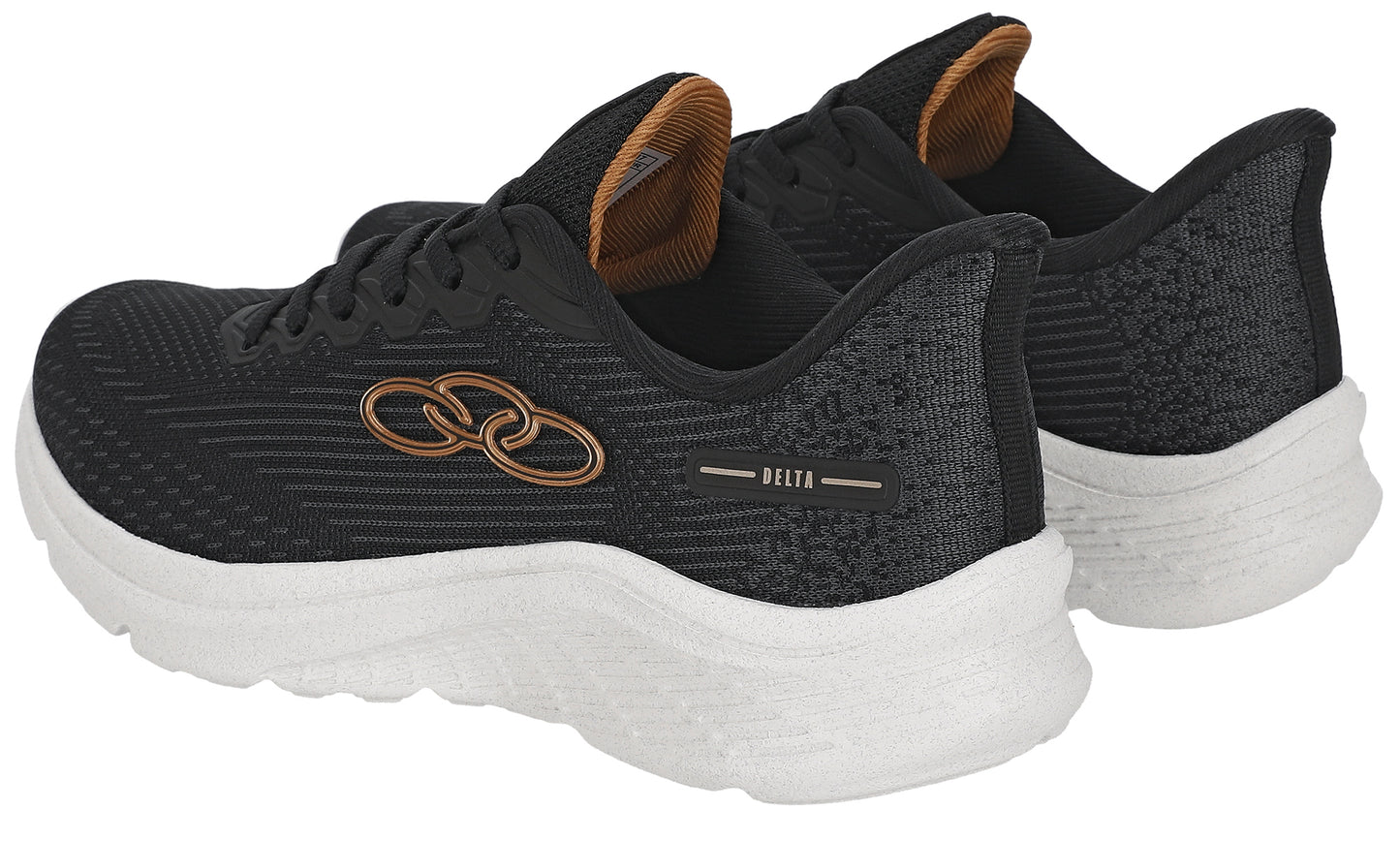 Zapatilla Mujer Delta Negra/Gris