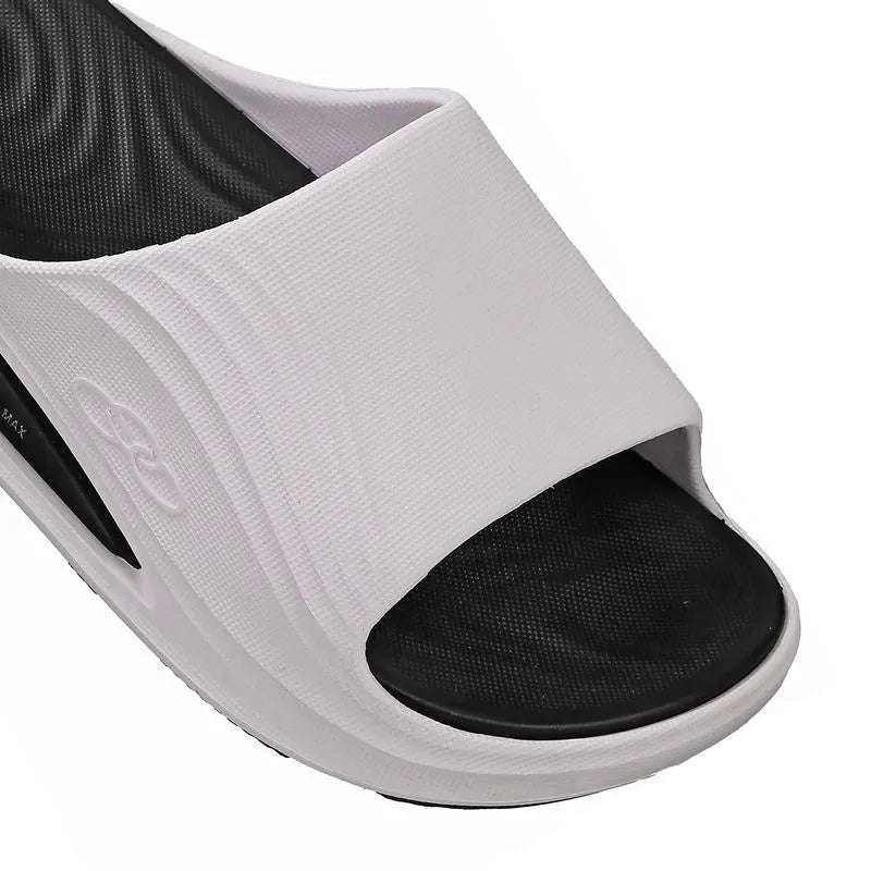 Slide Hombre Pleno Blanco/Negro