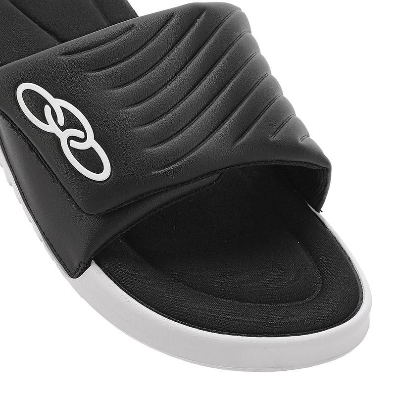 Slide Hombre Melbourne 2 Negro/Blanco
