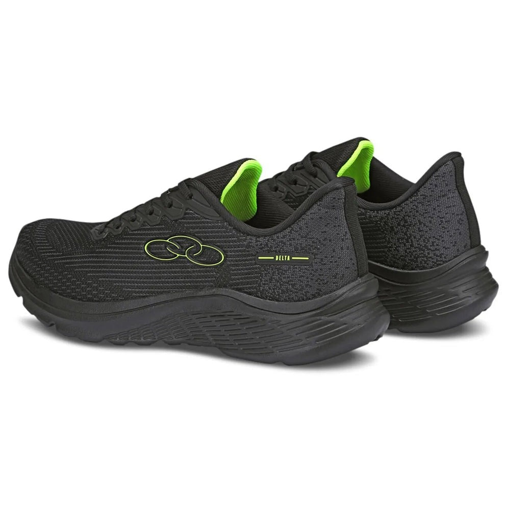 Zapatilla Mujer Delta Negra/Verde