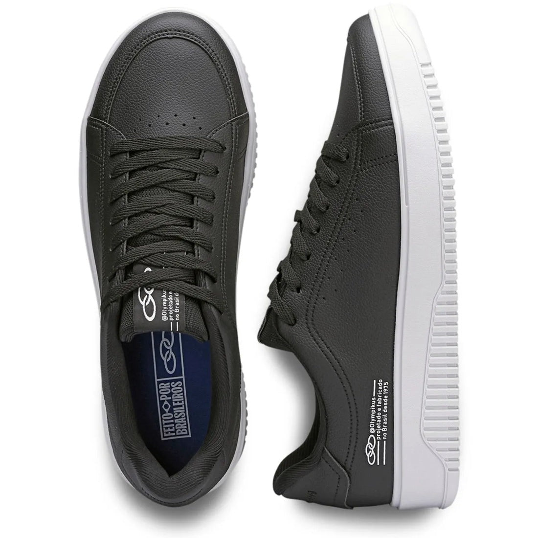 Zapatilla Hombre Eros Negro/Blanco