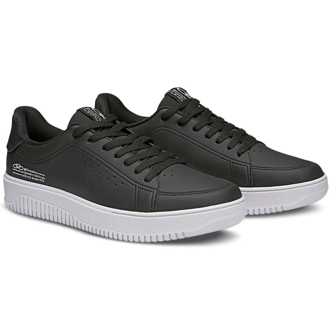 Zapatilla Hombre Eros Negro/Blanco