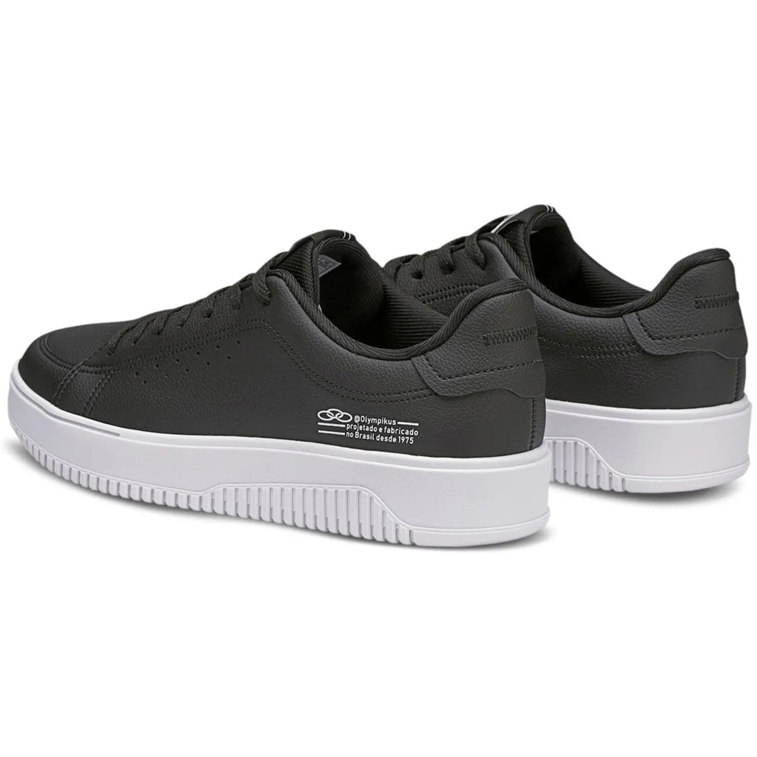 Zapatilla Mujer Eros Negro/Blanco