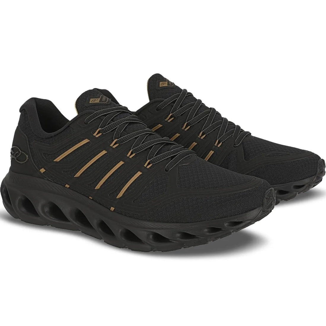 Zapatilla Hombre Cyber 4 Negro/Dorado