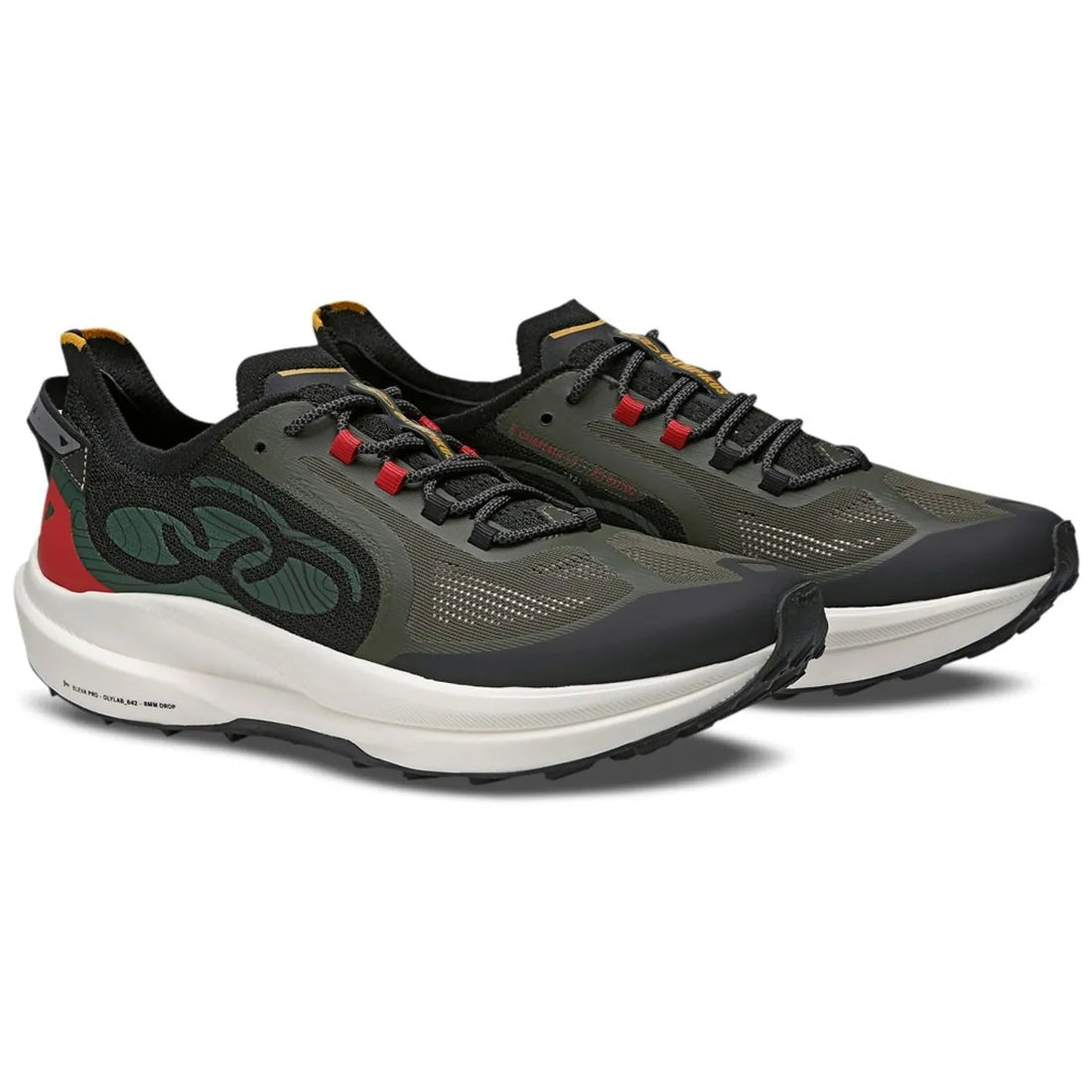 Zapatilla Hombre Corre Trilha Verde Militar