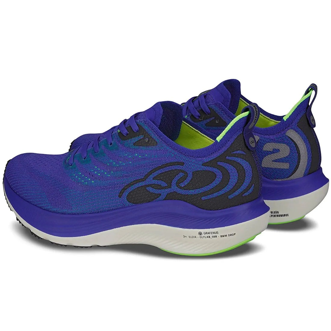 Zapatilla Hombre Corre Grafeno 2 Azul