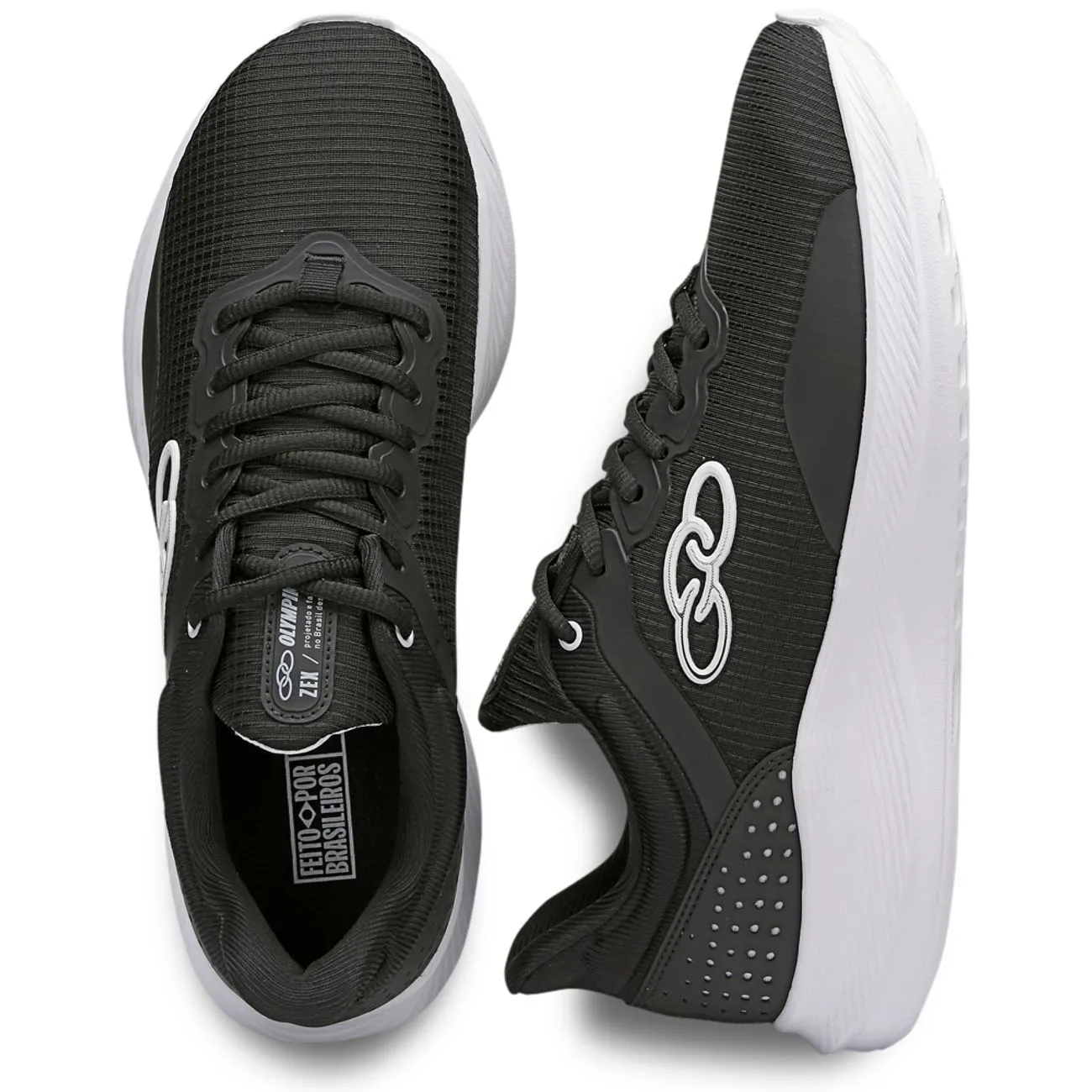Zapatilla Mujer Zex Negro/Blanco