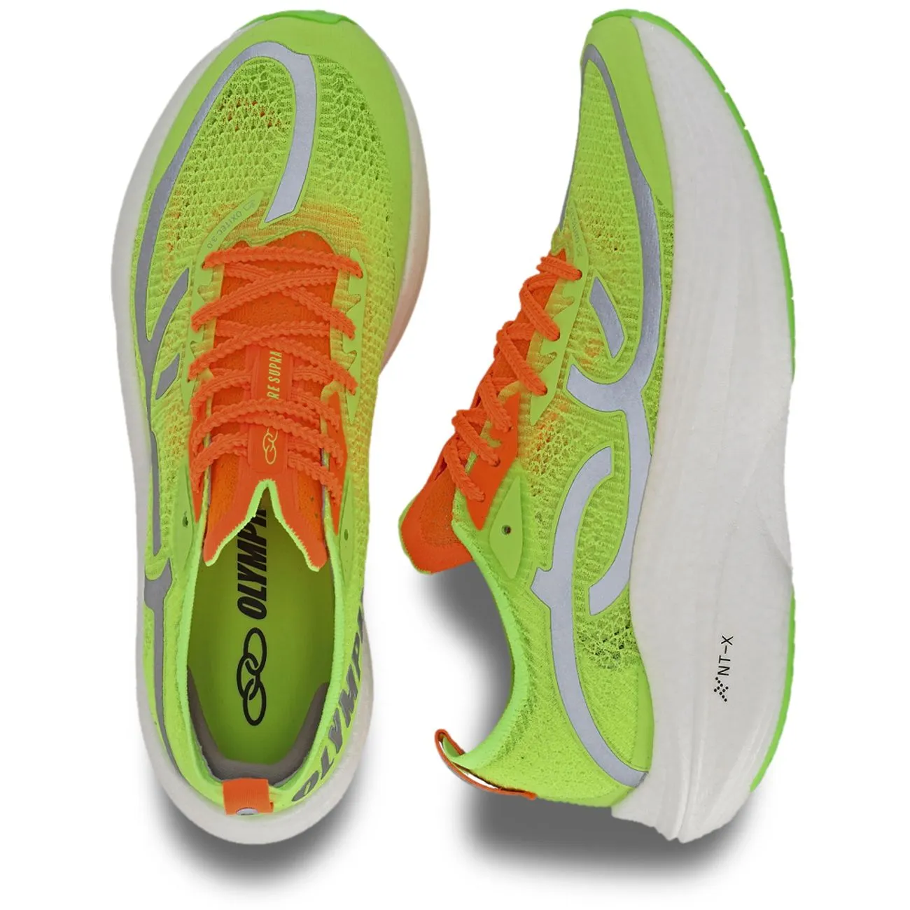 Zapatilla Running Hombre Corre SUPRA Verde Neón