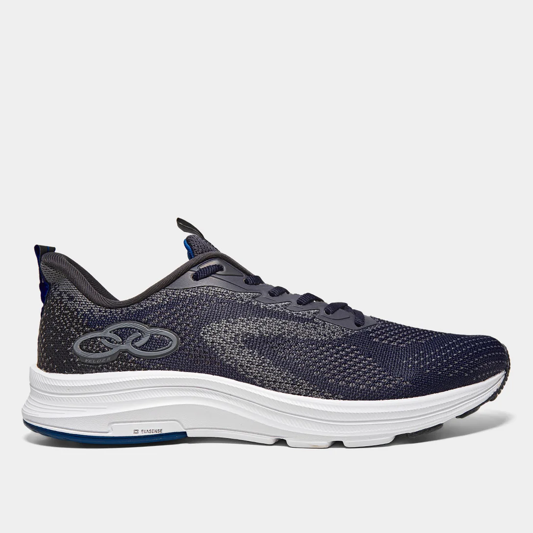 Zapatilla Running Hombre Veloz 2 Azul Marino/Negro