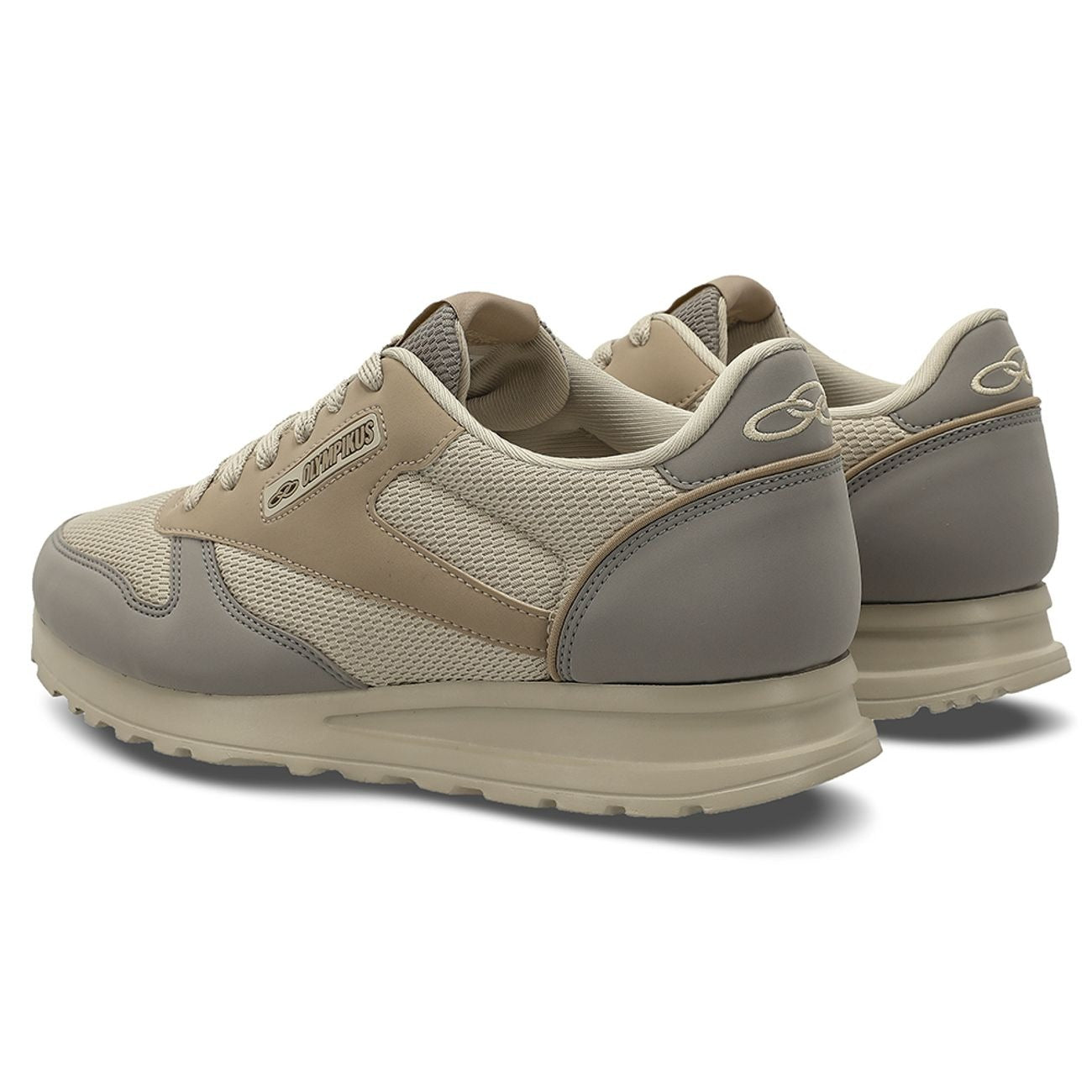 Zapatilla Hombre Jogging 101 Beige/Gris