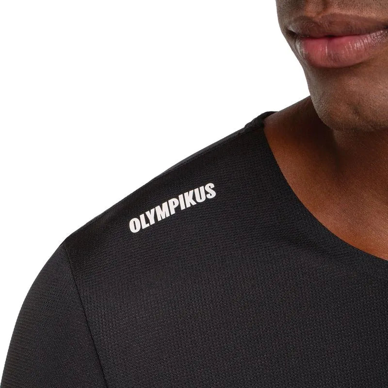 POLERA RUNNING CORRE FOCO NEGRO HOMBRE