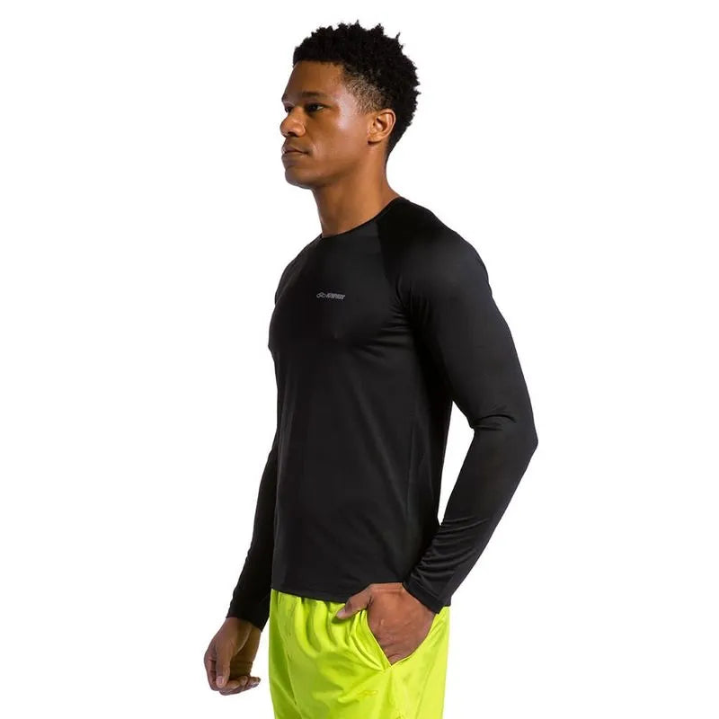 POLERA RUNNER MANGA LARGA 2.0 NEGRO HOMBRE