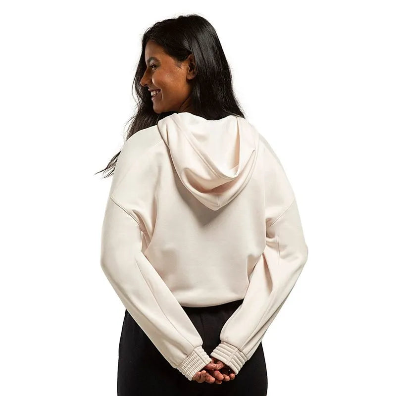 POLERÓN HOODIE CROPPED ARENA MUJER