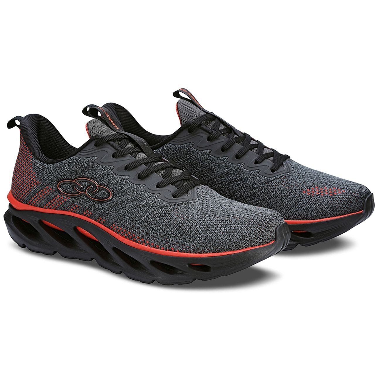 Zapatilla Hombre Diffusse 5 Gris/Rojo