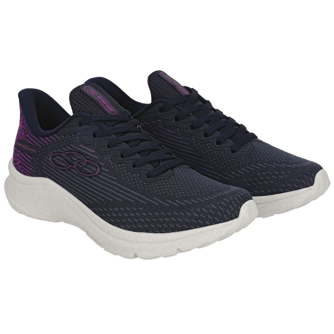 Zapatilla Mujer Delta Azul Marino/Morado