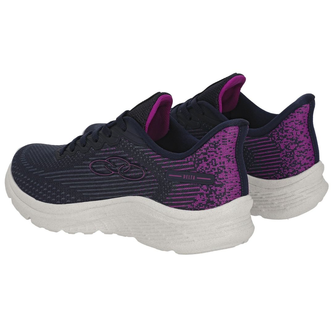 Zapatilla Mujer Delta Azul Marino/Morado