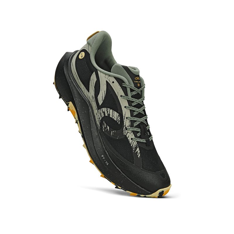 Zapatilla Running Hombre CORRE TRILHA 3 Negro/Musgo