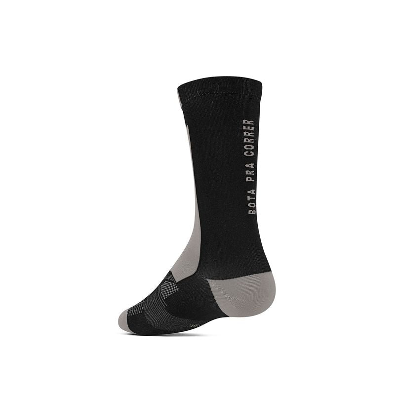CALCETÍN RUNNING BPC GRIS/NEGRO MUJER
