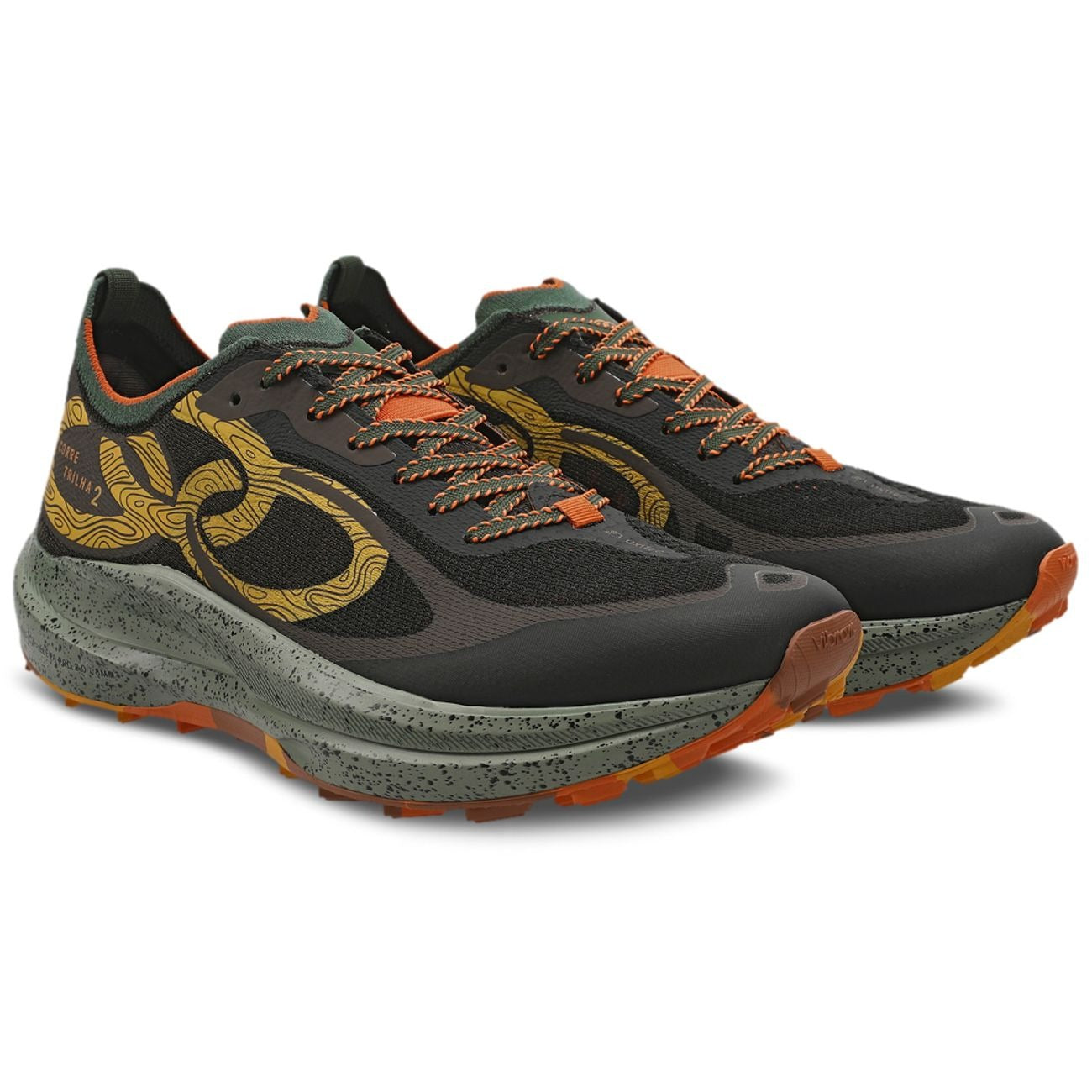 Zapatilla Trail Running Mujer Corre Trilha Café/Militar