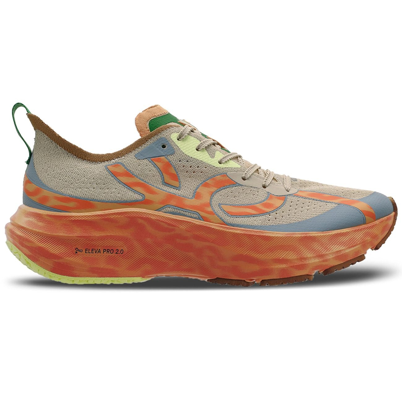 Zapatilla Running Hombre Corre 4 Naranja Tigre