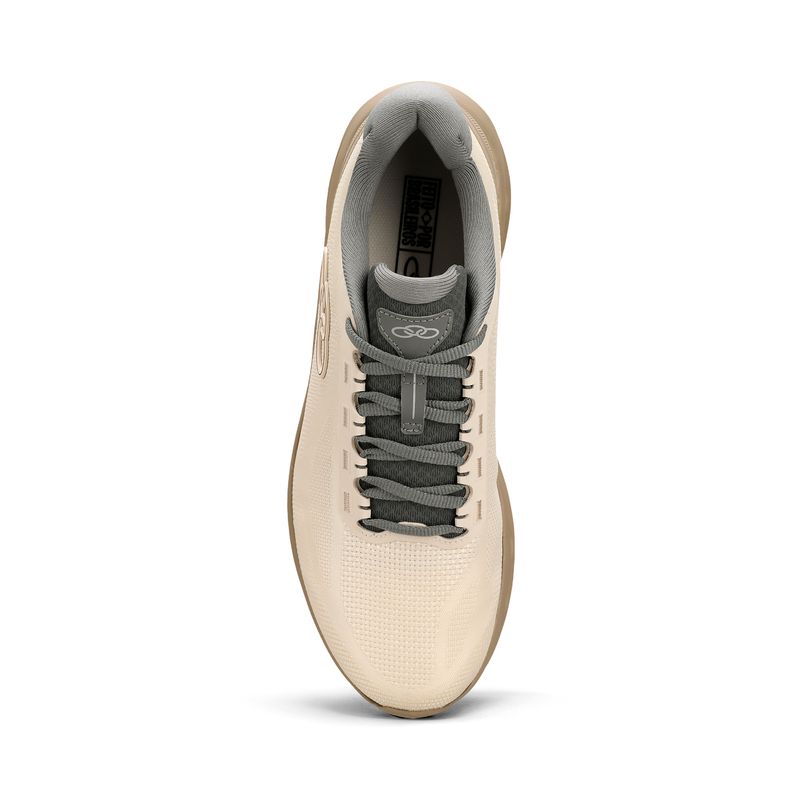 Zapatilla Mujer Elevado Café/Algodón
