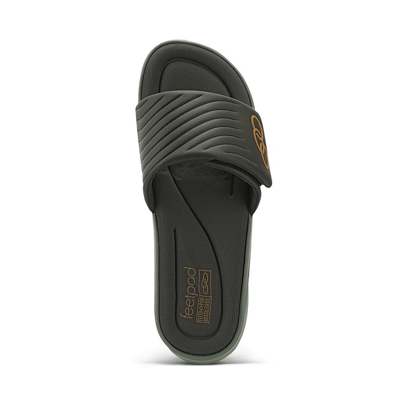 Slide Hombre Melbourne 2 Verde Militar