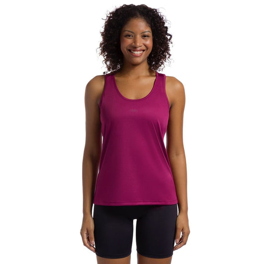 POLERA ESSENTIAL SIN MANGAS CEREZA MUJER