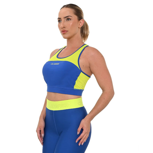 PETO RUNNER AZUL/AMARILLO MUJER