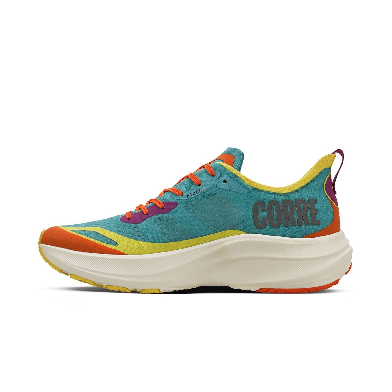 Zapatilla Running Mujer Corre 4 Celeste/Multi