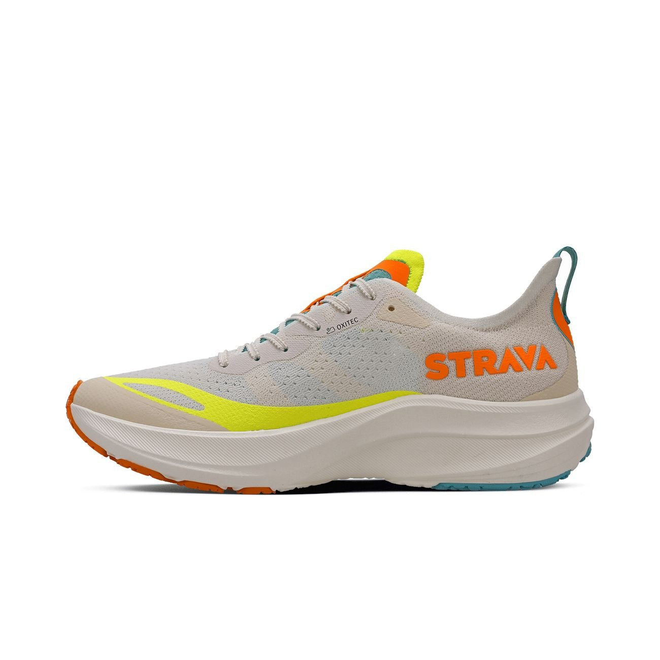 Zapatilla Running Hombre Corre 4 STRAVA Blanca