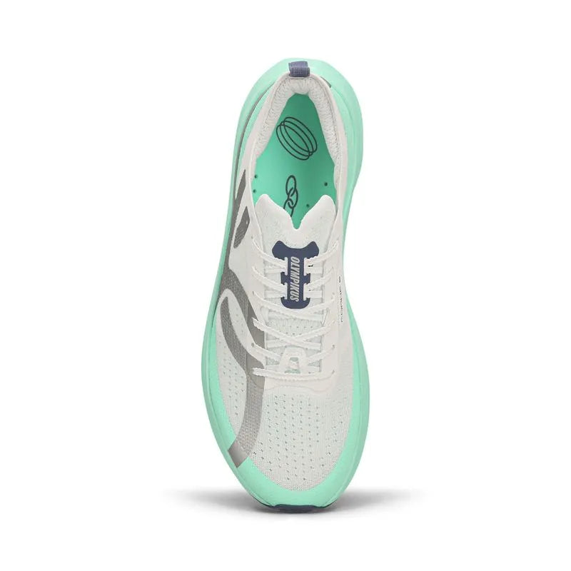 Zapatilla Running Hombre CORRE 5 Blanco/Verde Menta