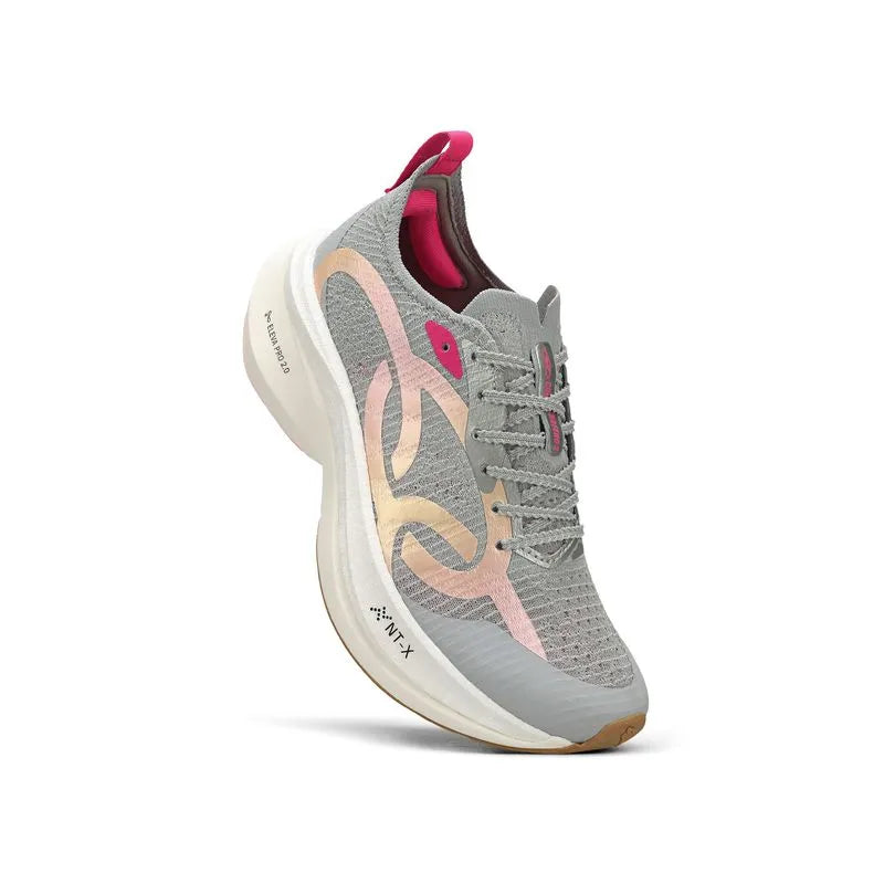 Zapatilla Running Mujer CORRE GRAFENO 3 Plateado/Multi