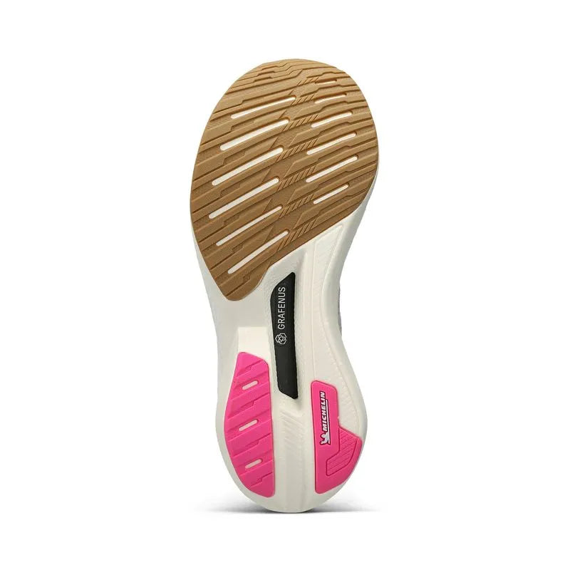 Zapatilla Running Mujer CORRE GRAFENO 3 Plateado/Multi