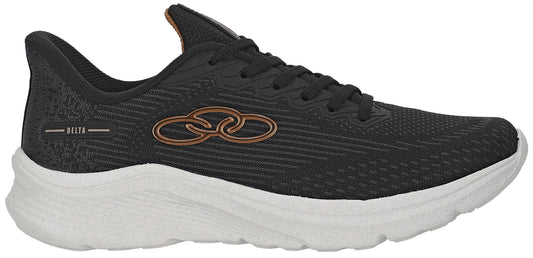 Zapatilla Mujer Delta Negra/Gris