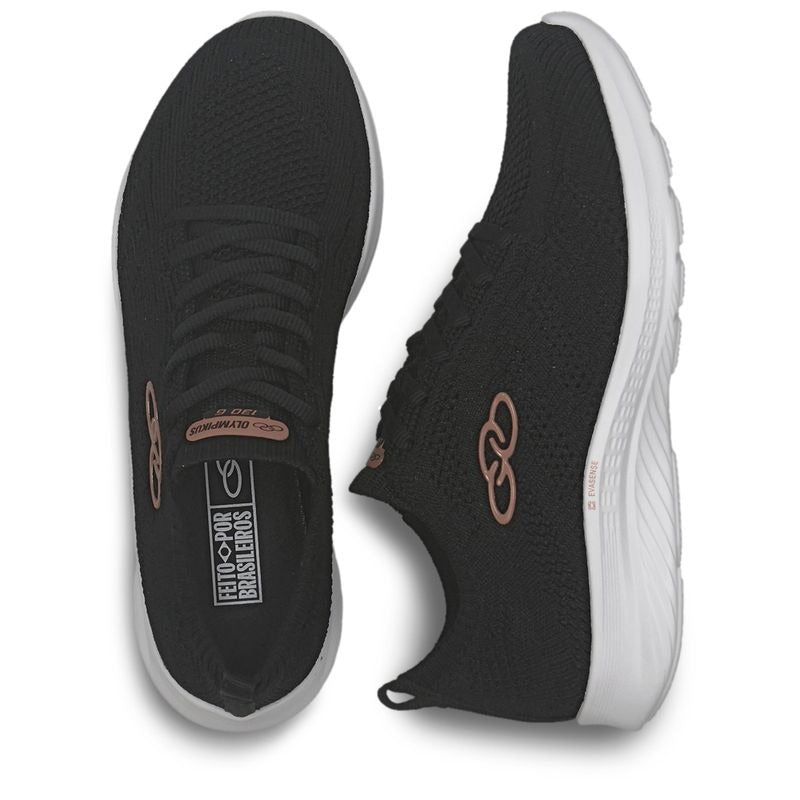Zapatilla Mujer 130G Ultraleve Negra/Blanca