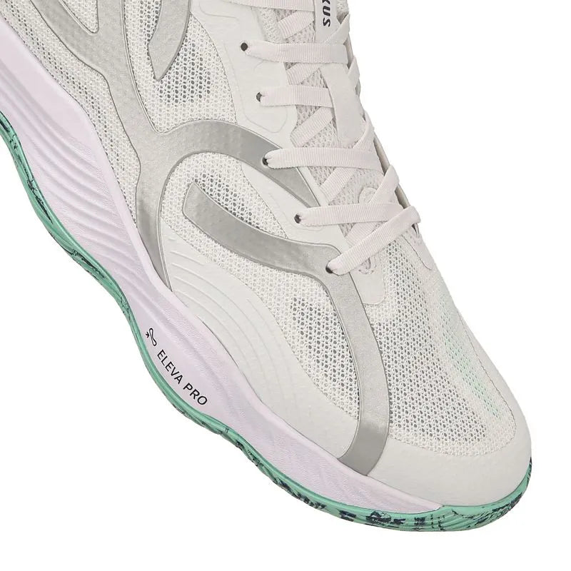 Zapatilla Voleibol Mujer QUADRA 2 Blanca/Verde