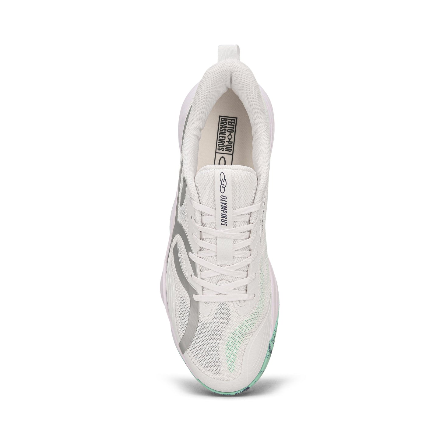 Zapatilla Voleibol Mujer QUADRA 2 Blanca/Verde