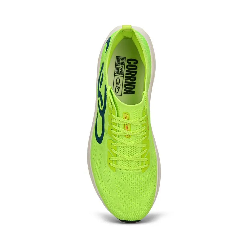 Zapatilla Running Mujer VIBRA Verde Limón