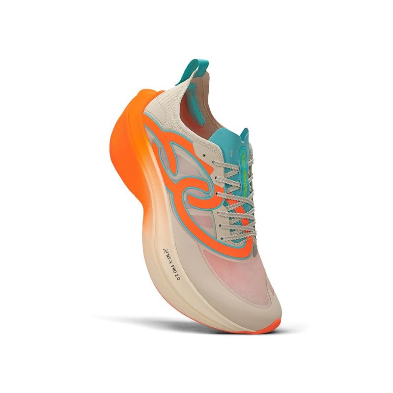 Zapatilla Running Hombre Corre SUPRA 2 Blanco/Naranja