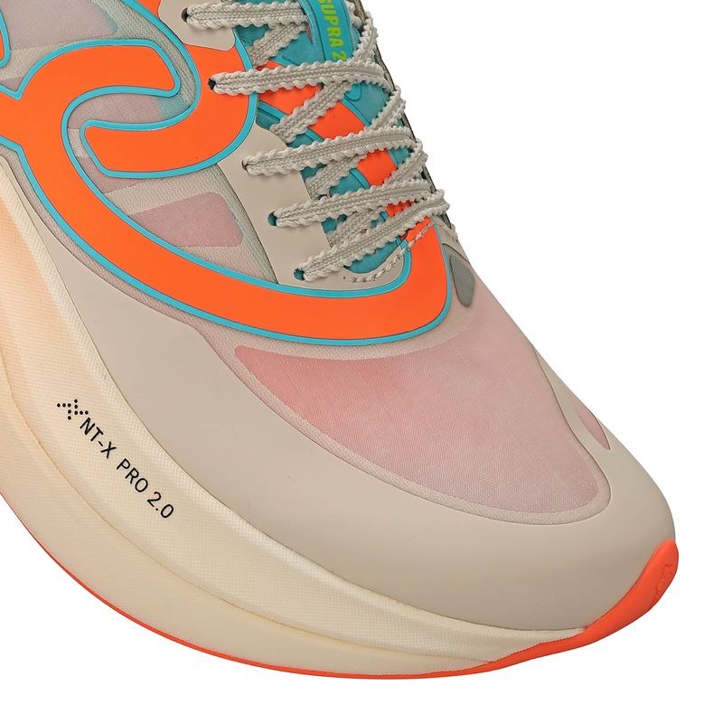 Zapatilla Running Hombre Corre SUPRA 2 Blanco/Naranja