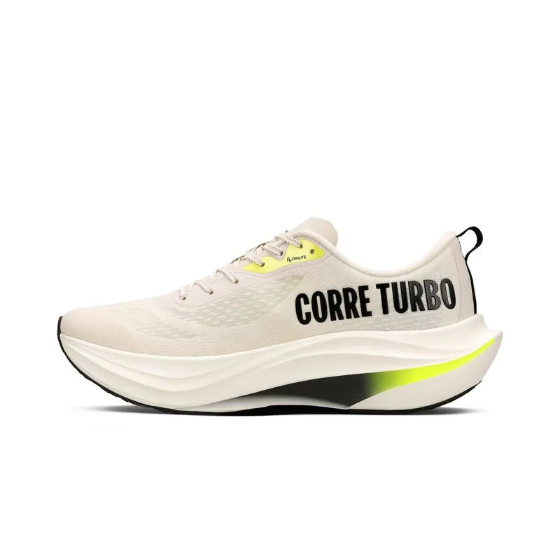 Zapatilla Running Hombre CORRE TURBO Arena/Negro