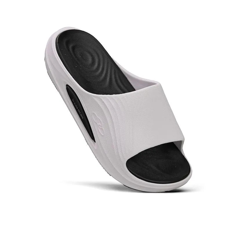 Slide Hombre Pleno Blanco/Negro