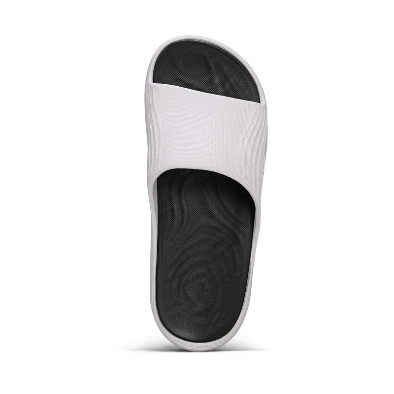 Slide Hombre Pleno Blanco/Negro