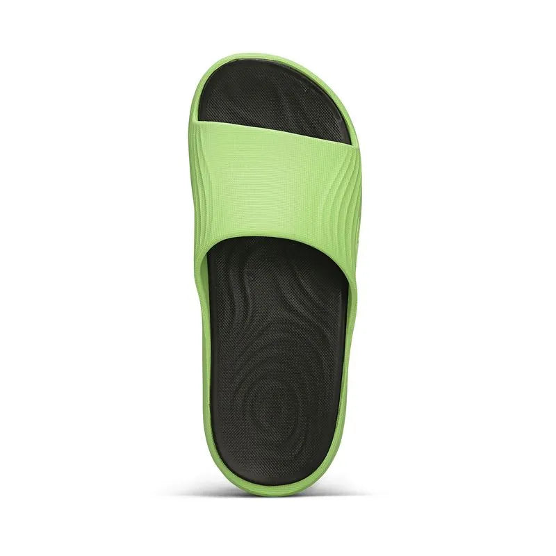 Slide Hombre Pleno Lima/Negro