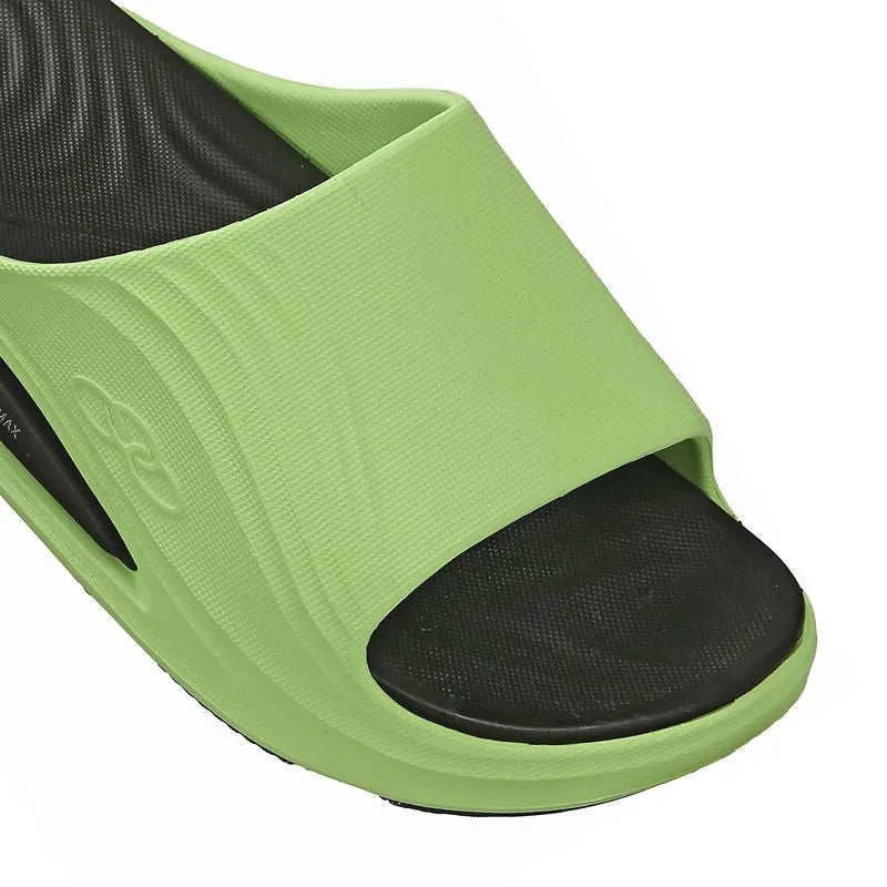 Slide Hombre Pleno Lima/Negro